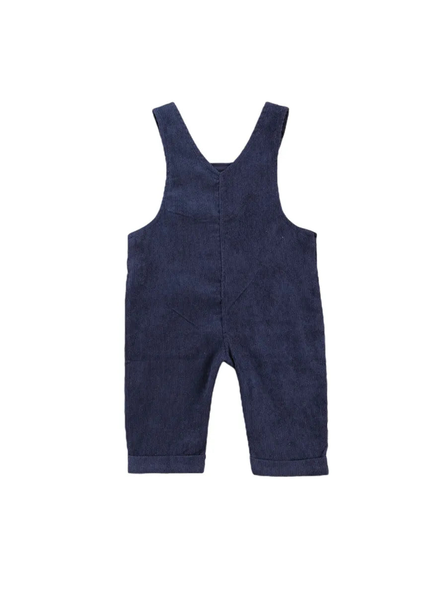 Combinaison pantalon à bretelles unisexe pour bébé de 0 à 24 mois, avec boutons, couleur unie, pour tout-petits garçons et filles MAEJORKEN
