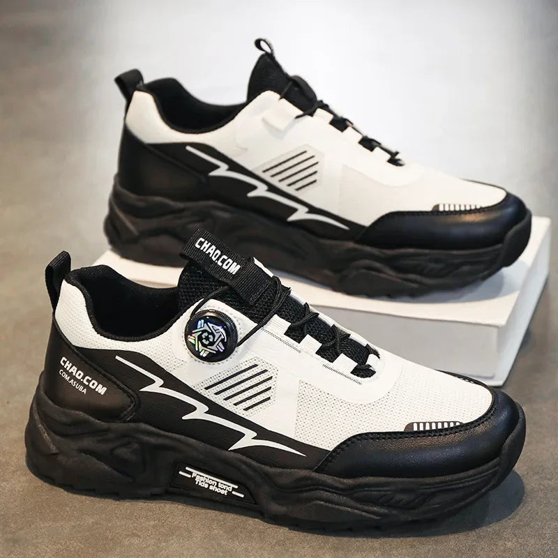 Baskets de tennis respirantes pour hommes, chaussures de course à plateforme décontractées, chaussures de sport de luxe, chaussures non aldes, confortables, quatre saisons, extérieur MAEJORKEN
