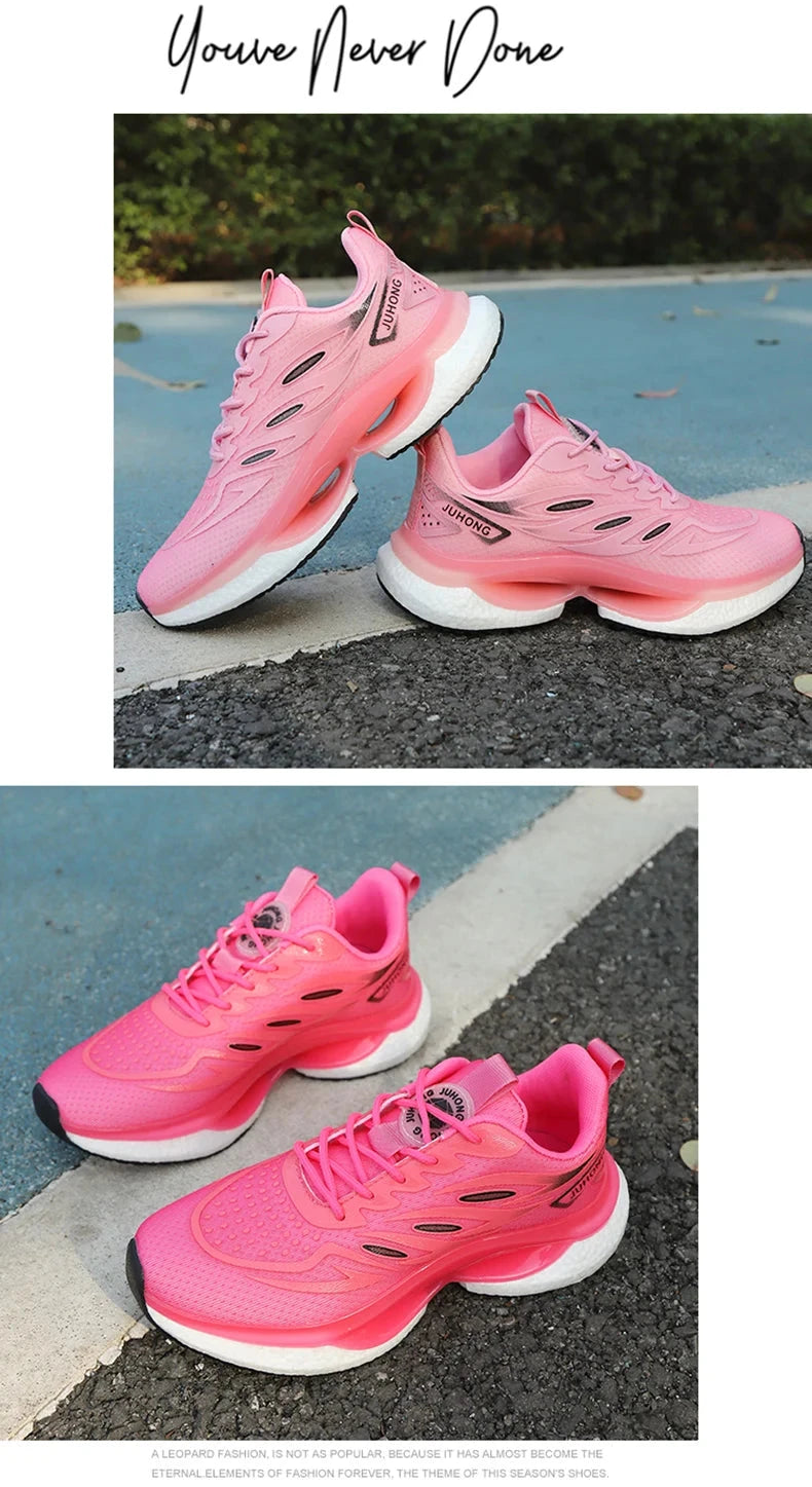 Femmes baskets chaussures de course femmes grande taille 36-45 chaussures de sport décontracté Couple formateurs choc Tennis chaussures de sport MAEJORKEN