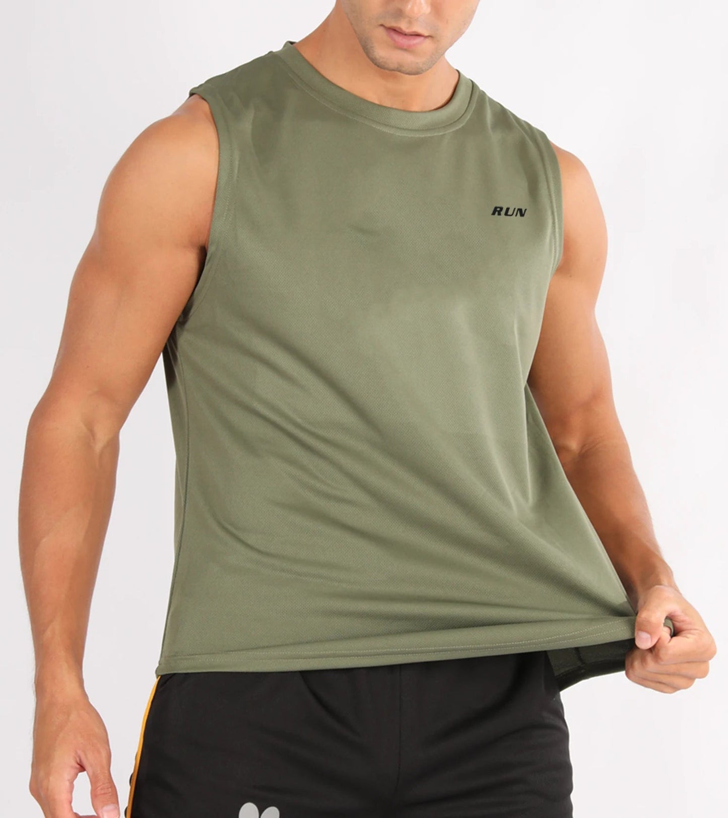 Gilets de Fitness d'été pour hommes, vêtements d'entraînement physique, Fitness de vitesse, chemises amples sans manches, gilets de basket-ball à la mode pour hommes MAEJORKEN