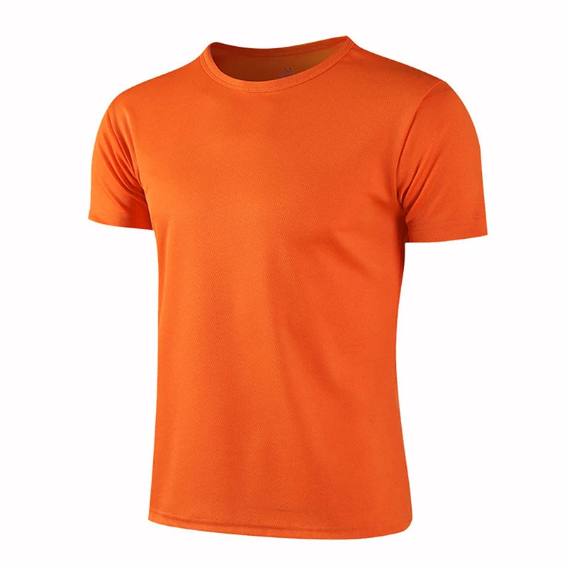 T-shirt de sport à manches courtes à séchage rapide pour hommes et femmes, maillot de gym, chemise de fitness, t-shirt de course, vêtements de sport respirants pour adolescents MAEJORKEN