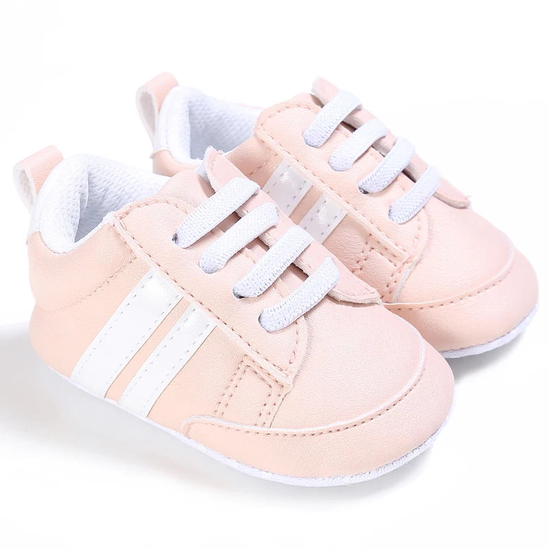 Enfant en bas âge bébé fille chaussures 0 à 3 6 9 12 18 24 mois décontracté mignon or blanc bébé garçon chaussures premiers marcheurs doux berceau chaussures Infantil MAEJORKEN
