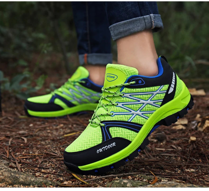 Chaussures de randonnée en maille pour hommes, souliers de voyage respirants, imperméables, pour plein air, chasse, pêche, montagne, équitation, sport MAEJORKEN