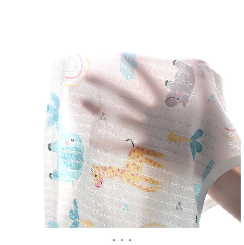 Vêtements pour mères et enfants, en coton imprimé, T-shirt, gilet, hauts et shorts, ensembles pour garçons et filles, mignons et respirants, été MAEJORKEN