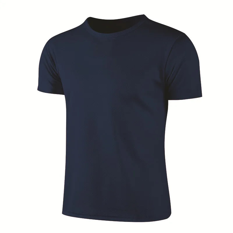 T-shirt de sport à manches courtes à séchage rapide pour hommes et femmes, maillot de gym, chemise de fitness, t-shirt de course, vêtements de sport respirants pour adolescents MAEJORKEN