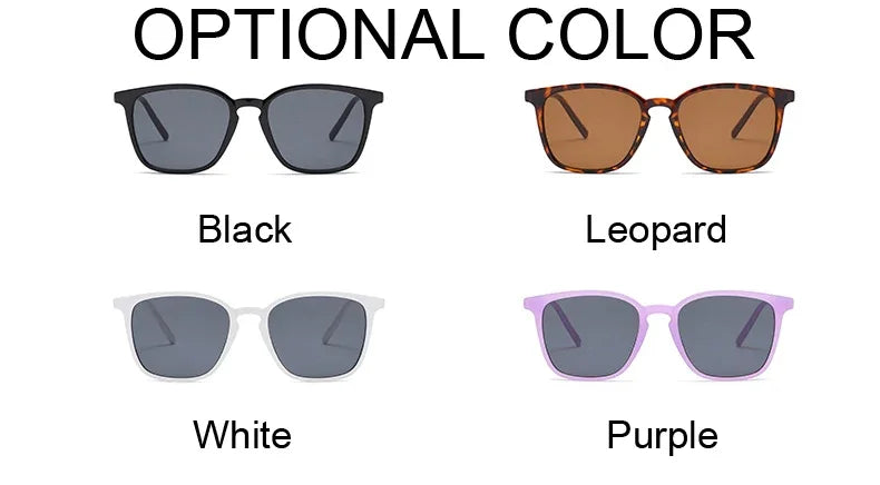 Lunettes De soleil carrées femme rétro marque Designer nuances noir