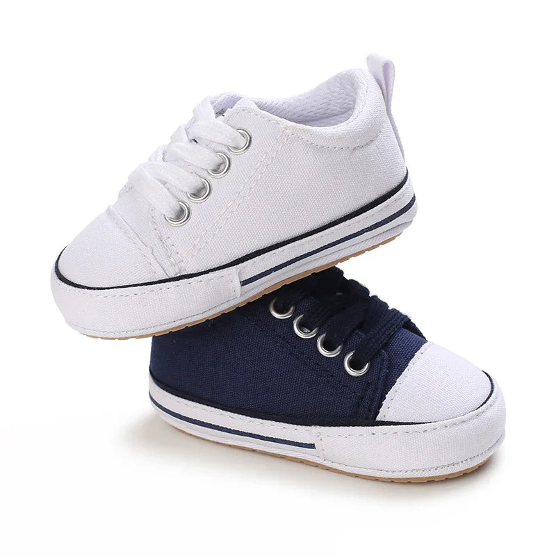 MRovior-Baskets en Toile pour Bébé Garçon et Fille de 0 à 18 Mois, Chaussures Confortables, Souples, Unisexes MAEJORKEN