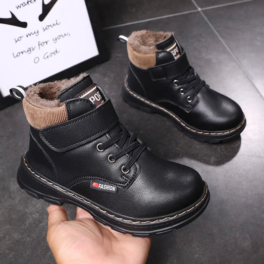 Bottes de neige chaudes et antidérapantes pour enfants, baskets de marque confortables en peluche pour garçons et filles, nouvelle collection 2024 MAEJORKEN