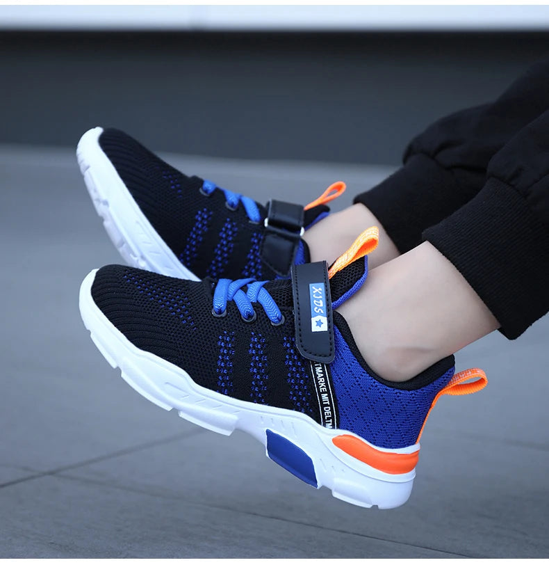 Chaussures de Course en Maille Respirante pour Enfant Garçon et Fille, Baskets Confortables et Décontractées à la Mode MAEJORKEN