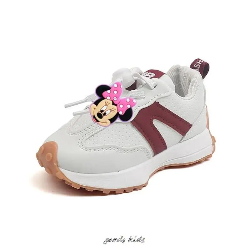 Mickey canard chaussures point enfants baskets confortable printemps automne pour les filles dessin animé enfants chaussures de course MAEJORKEN