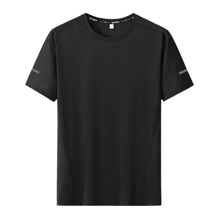 T-shirt manches courtes col rond homme, séchage rapide, grande taille 6XL à 11 XL