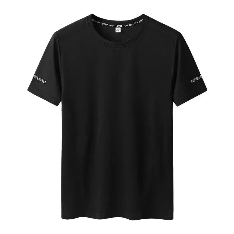 T-shirt manches courtes col rond homme, séchage rapide, grande taille 6XL à 11 XL