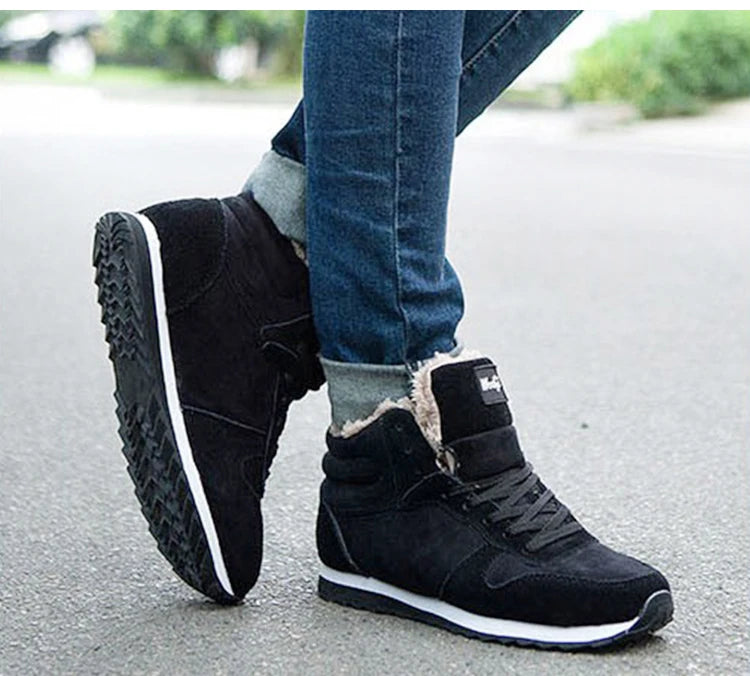 Bottes de neige épaisses en coton pour hommes et femmes grande taille du 36 au 48 MAEJORKEN