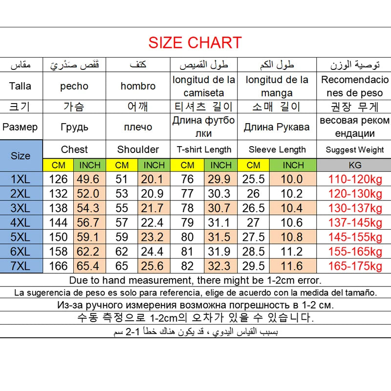 T-shirt homme grande taille 1XL-7XL manches courtes hauts printemps été dégradé t-shirts séchage rapide hommes Sport surdimensionné respirant T-shirt MAEJORKEN
