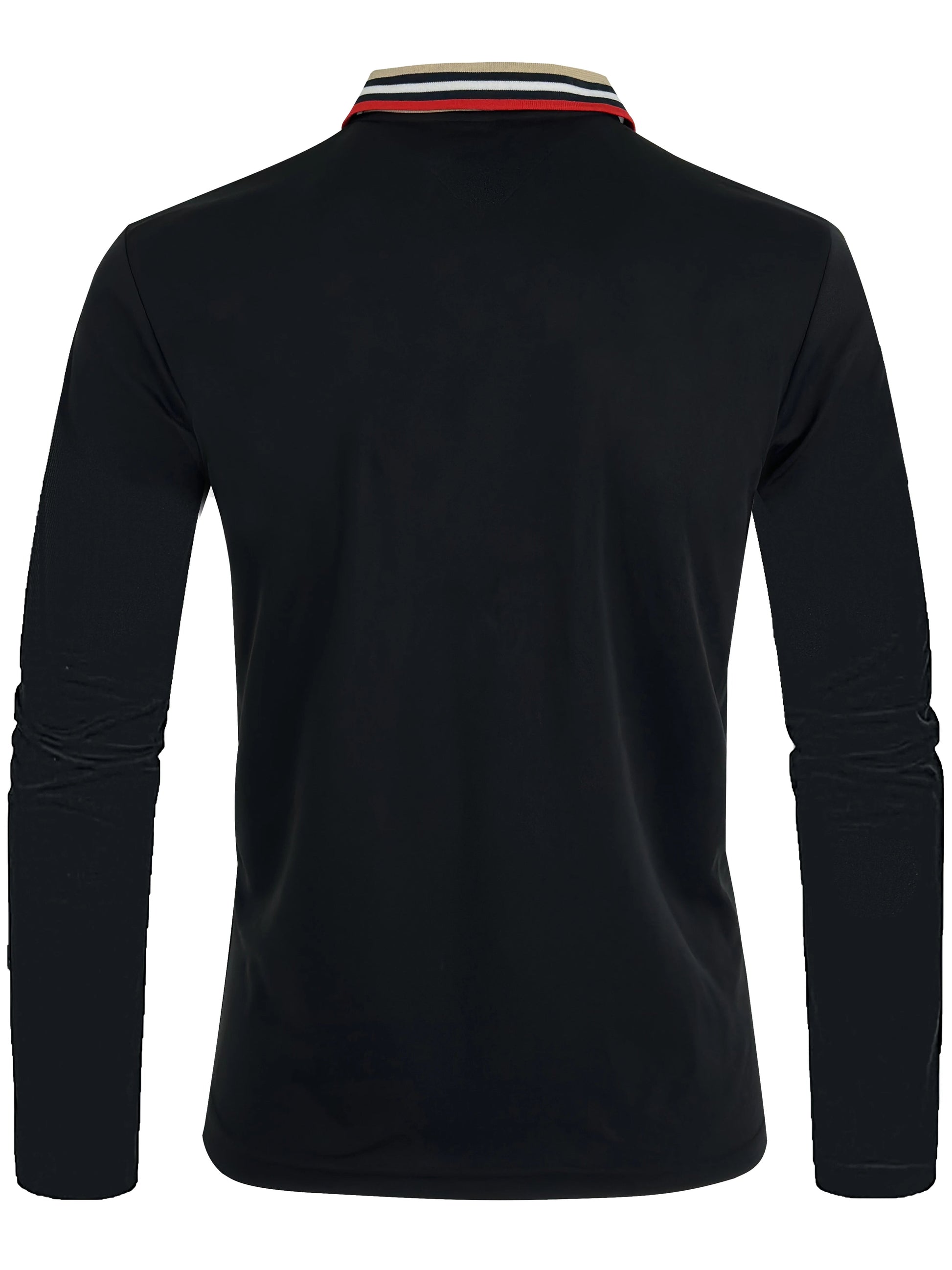 Polo à manches longues pour hommes, haut tendance décontracté et Business, printemps et automne MAEJORKEN