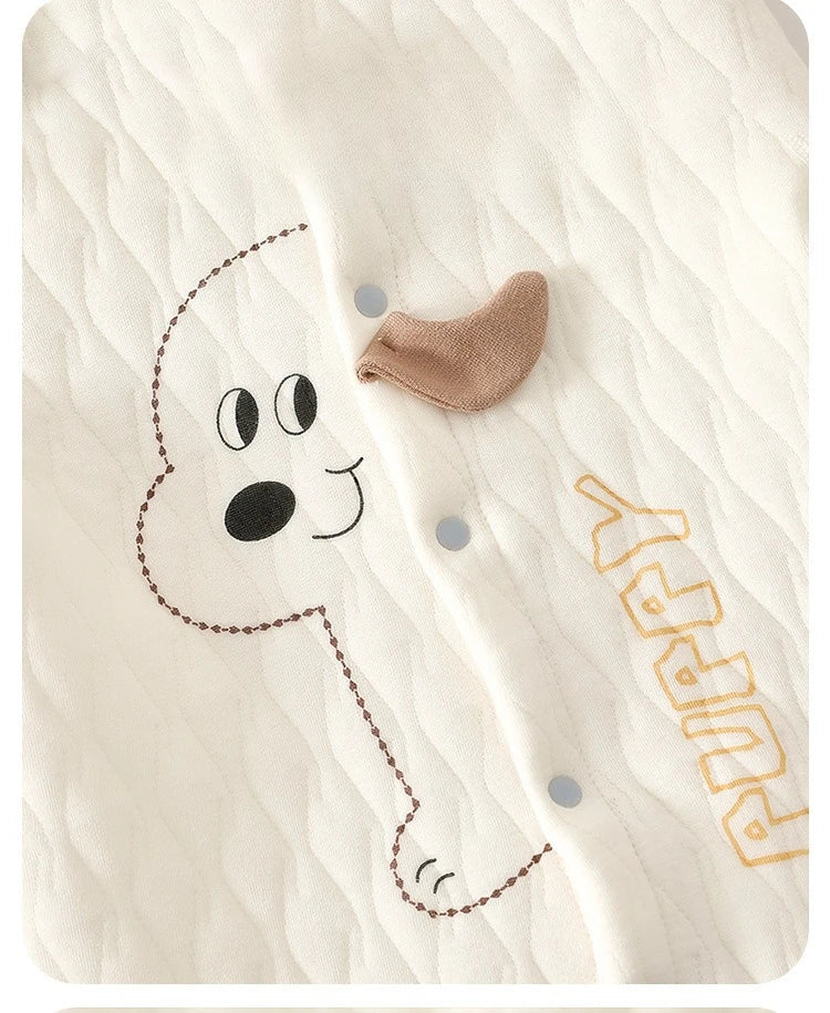 Combinaison d'automne pour bébé, veste en coton épais, vêtements chauds à trois couches pour nouveau-nés de 0 à 18 mois, vêtements rampants pour jeunes enfants MAEJORKEN