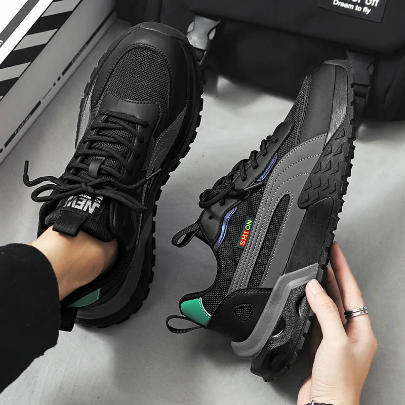 Chaussures de sport originales pour hommes, coupe basse, légères, rembourrées, de course, confortables et stables, de marche, offre spéciale, automne MAEJORKEN