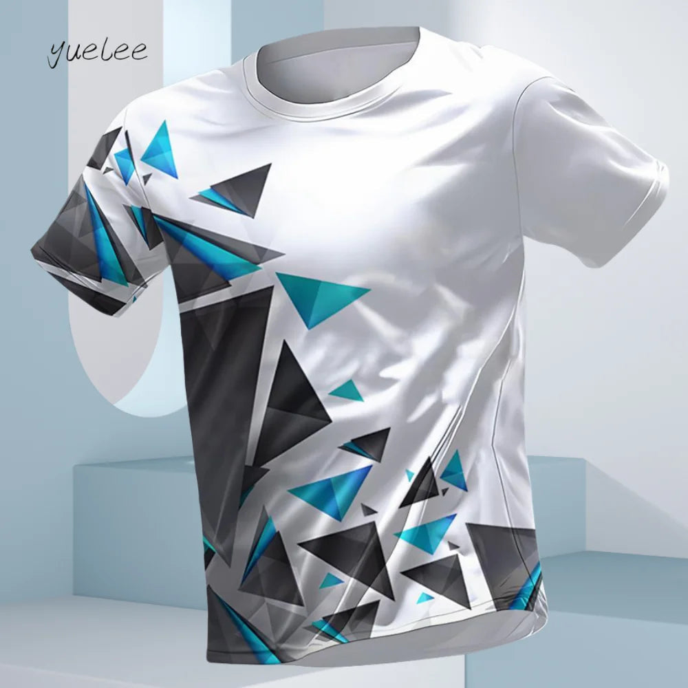 T-Shirt d'été à manches courtes pour hommes, respirant, course à pied, Fitness, sport, décontracté, col rond, surdimensionné, hauts quotidiens pour hommes MAEJORKEN