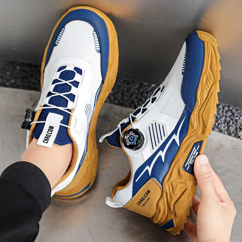 Baskets de tennis respirantes pour hommes, chaussures de course à plateforme décontractées, chaussures de sport de luxe, chaussures non aldes, confortables, quatre saisons, extérieur MAEJORKEN