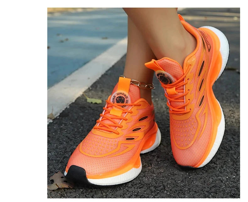 Femmes baskets chaussures de course femmes grande taille 36-45 chaussures de sport décontracté Couple formateurs choc Tennis chaussures de sport MAEJORKEN