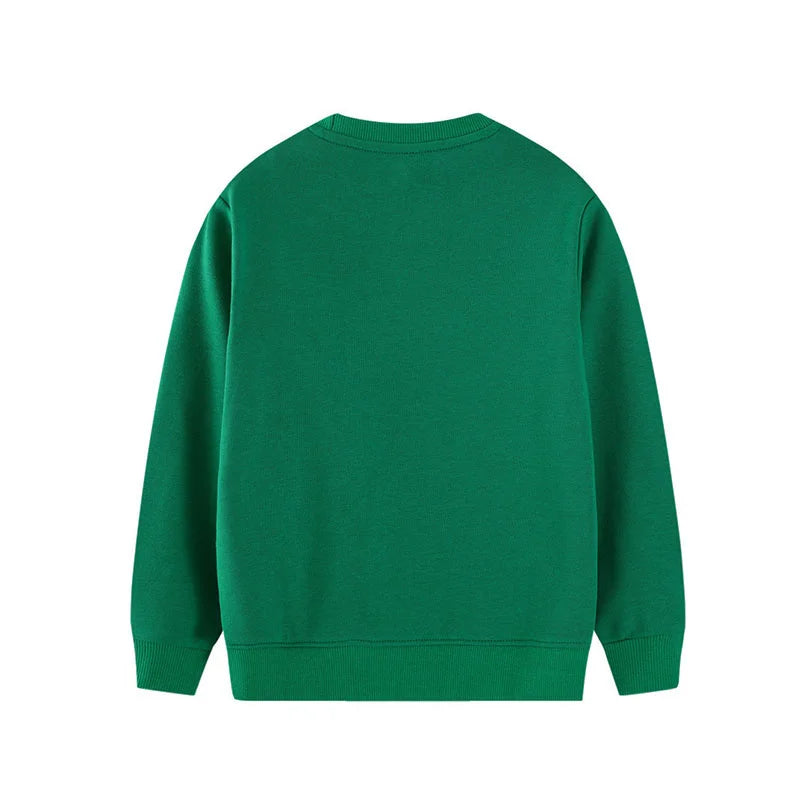 Sweat-shirt à manches longues brodé de voitures de dessin animé pour garçons, chemises d'automne pour enfants, vêtements pour bébés, offre spéciale MAEJORKEN