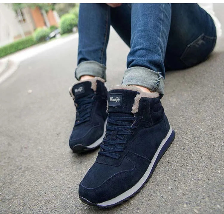 Bottes de neige épaisses en coton pour hommes et femmes grande taille du 36 au 48 MAEJORKEN