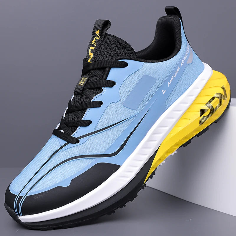 Chaussures de marche hommes en plein air antidérapant bonne qualité à la mode plat résistant à l'usure respirant baskets Sport décontracté chaussures de course homme MAEJORKEN
