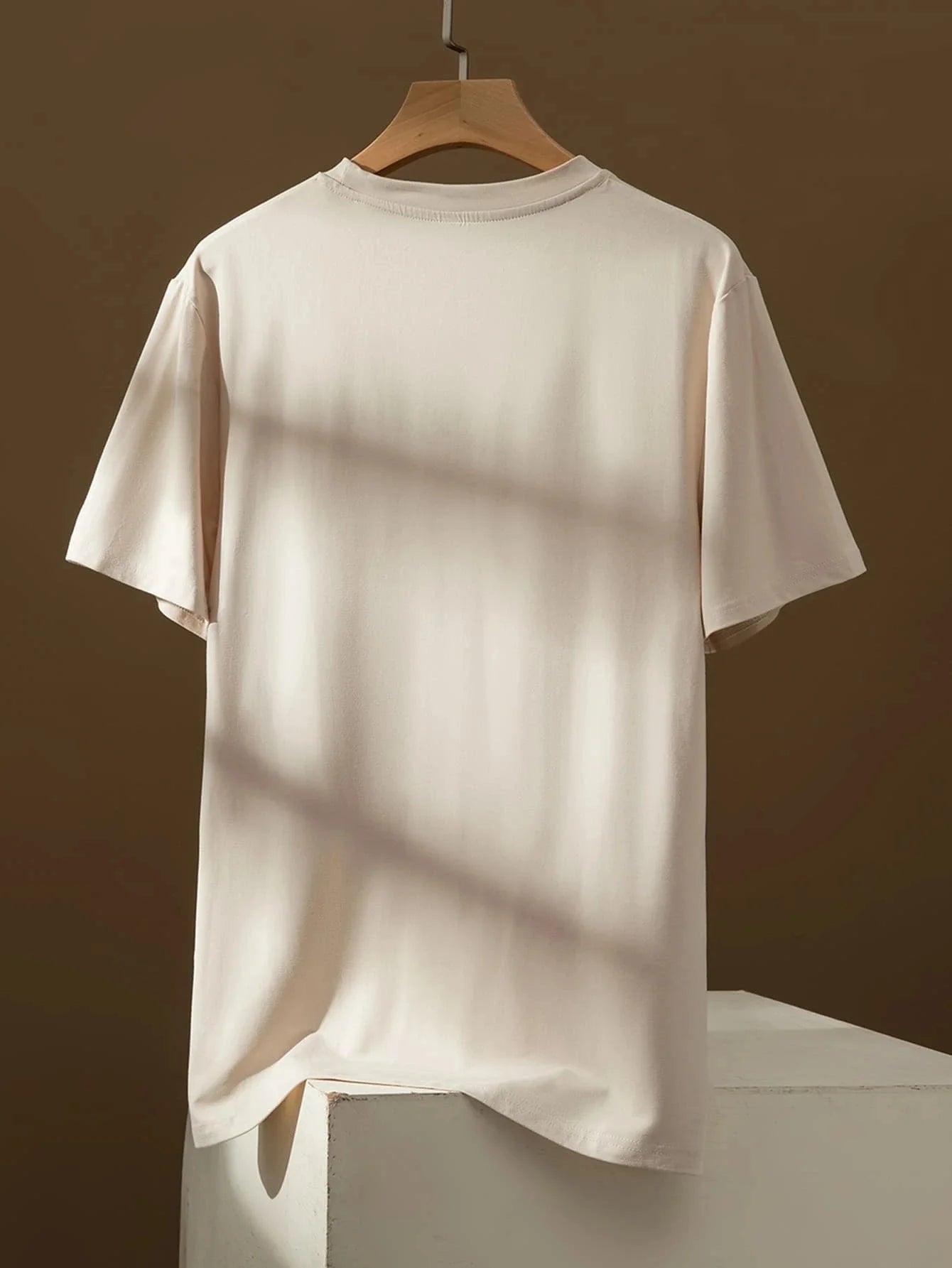 T-shirt manches courtes col rond homme, ample, 100% coton, été, imprimé graphique cocotier et salon, coupe cintrée, sport décontracté MAEJORKEN