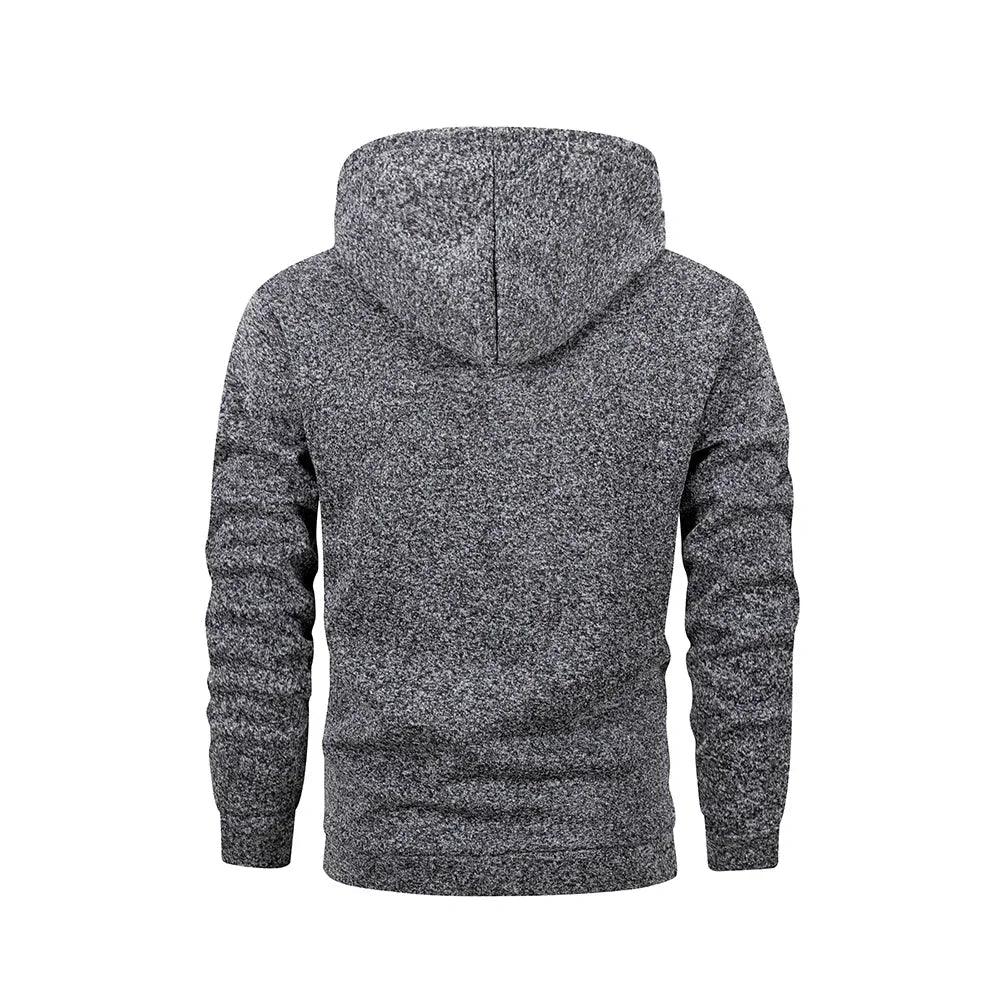 Sweat-shirt nouveau printemps automne Streetwear mode vêtements d'extérieur hommes couleur unie sweat à capuche décontracté ample polaire manteaux hommes vêtements MAEJORKEN
