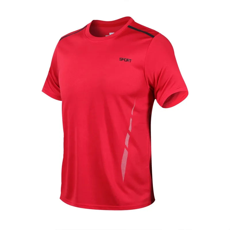 CHRLCK – ensemble de course à séchage rapide pour hommes, T-Shirt respirant pour randonnée, pêche, court, doux, élasticité, combinaisons de Fitness, Sports de plein air MAEJORKEN