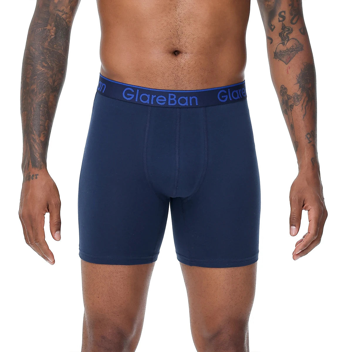 4 pièces ensemble mi-long Boxer Shorts sous-vêtements masculins coton respirant hommes caleçons pour hommes Homme Boxershorts glisse culotte douce MAEJORKEN