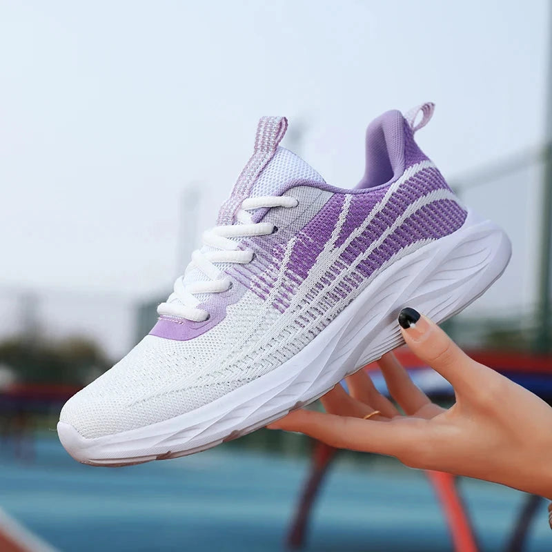 Baskets d'été respirantes pour femmes, semelle souple, plateforme confortable, baskets décontractées en maille, chaussures d'entraînement légères antidérapantes MAEJORKEN