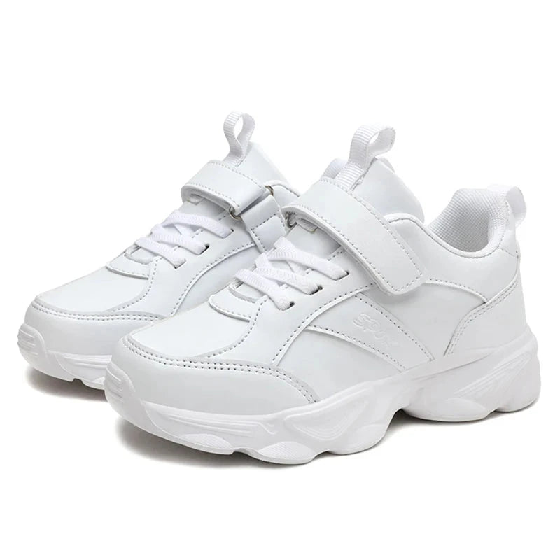 Chaussures de sport coordonnantes pour enfants, respirantes, noires, chaussures d'école, marche, course décontractée, rencontre, garçons, filles, étudiant, mode MAEJORKEN