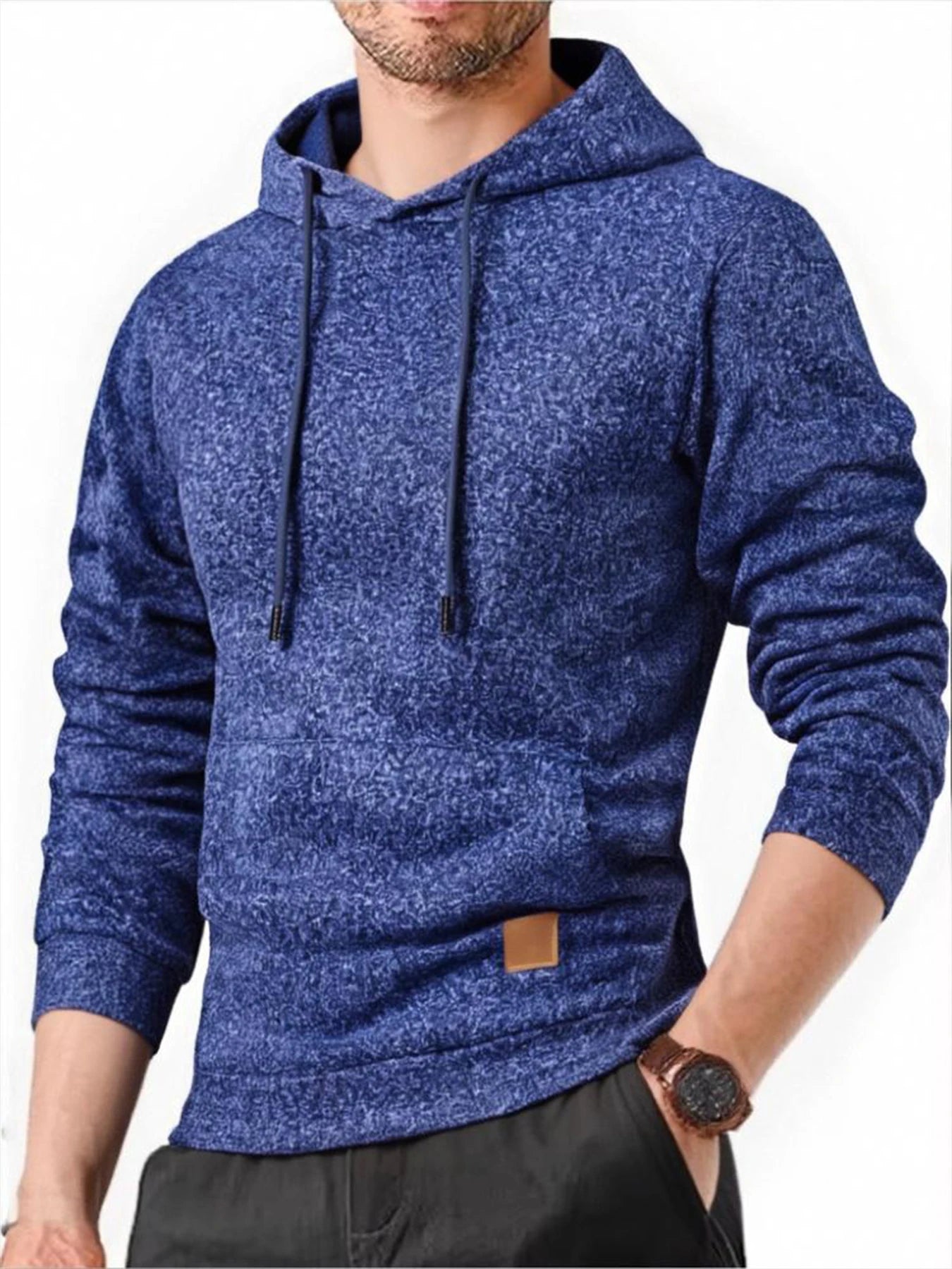 Sweat-shirt nouveau printemps automne Streetwear mode vêtements d'extérieur hommes couleur unie sweat à capuche décontracté ample polaire manteaux hommes vêtements MAEJORKEN
