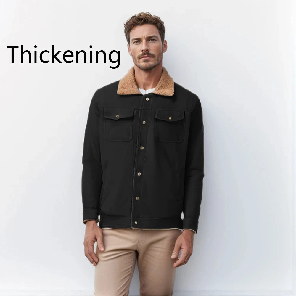 Veste d'automne/hiver  en coton velours à la mode du S au 5XL MAEJORKEN