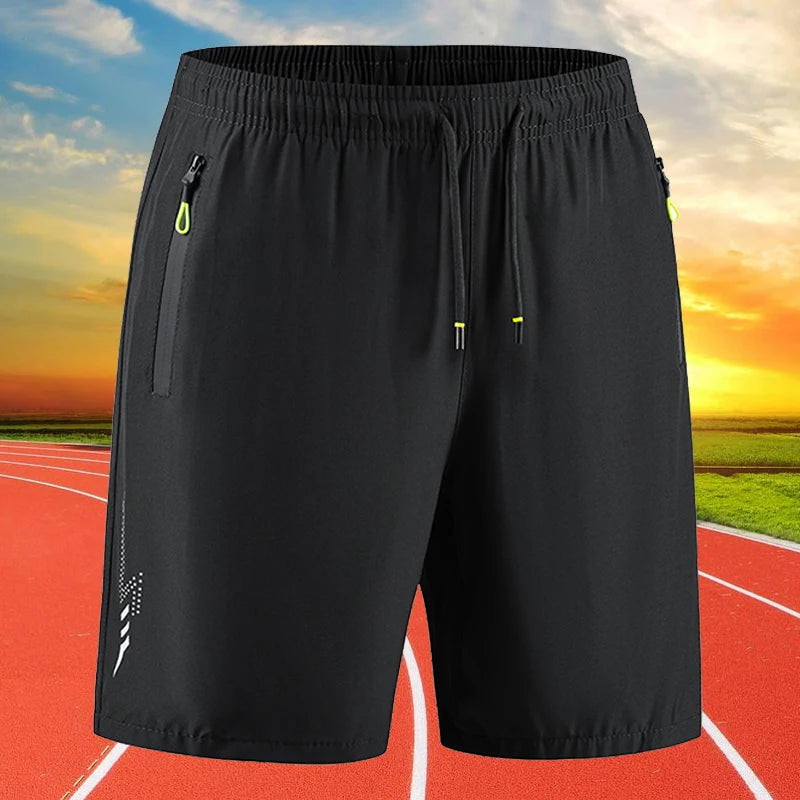 Shorts classiques d'été pour hommes, à séchage rapide nouveaux shorts décontractés d'été du M au 4XL avec poches zippées MAEJORKEN