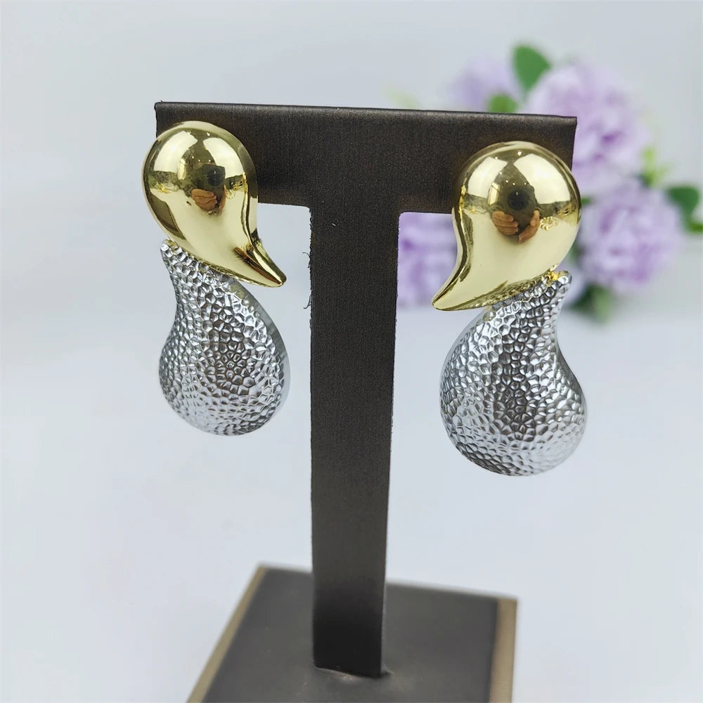 TITI ensemble de bijoux de luxe pour femmes de haute qualité plaqué or 18 carats bijoux de dubaï collier boucle d'oreille bague Bracelet tendance MAEJORKEN