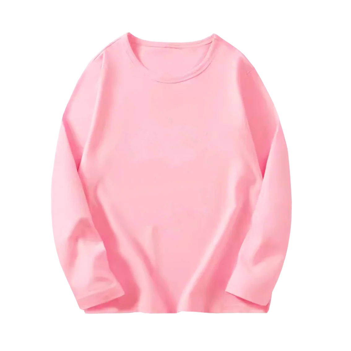 8 couleurs enfants coton à manches longues col rond t-shirt garçons fille printemps automne mince Tops basiques adolescent 6 8 10 12 ans MAEJORKEN