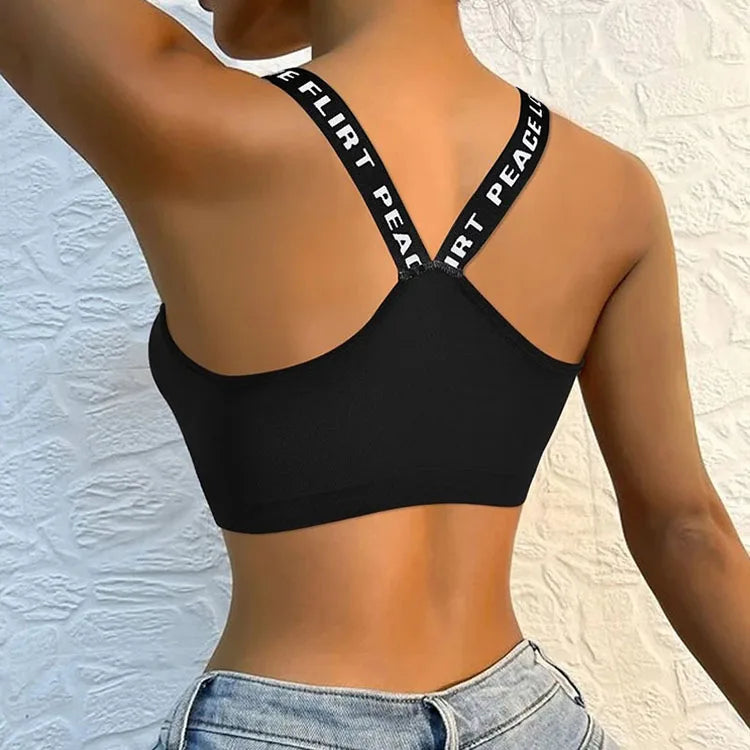 Soutien-gorge push-up respirant et sexy sans couture pour femme, haut sportif à fort impact pour gym, fitness et yoga MAEJORKEN