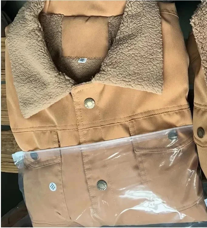 Veste d'automne/hiver  en coton velours à la mode du S au 5XL MAEJORKEN
