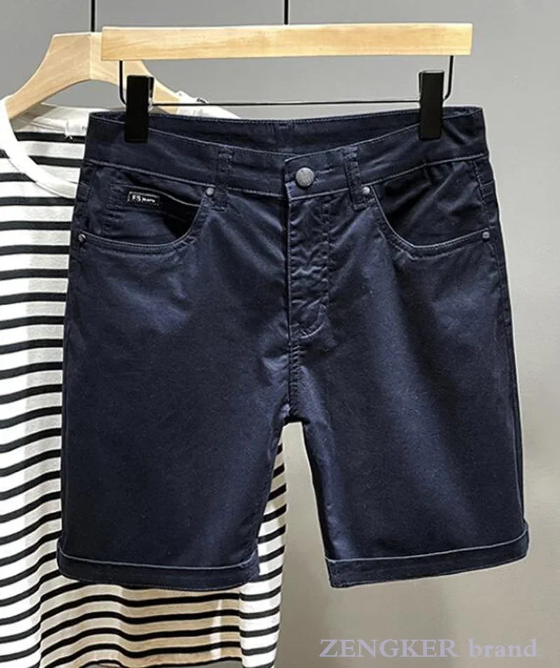Short d'été grande taille pour hommes, culotte ample surdimensionnée, pantalon moyen, section fine, extensible, en coton, décontracté, 42 44 46 MAEJORKEN