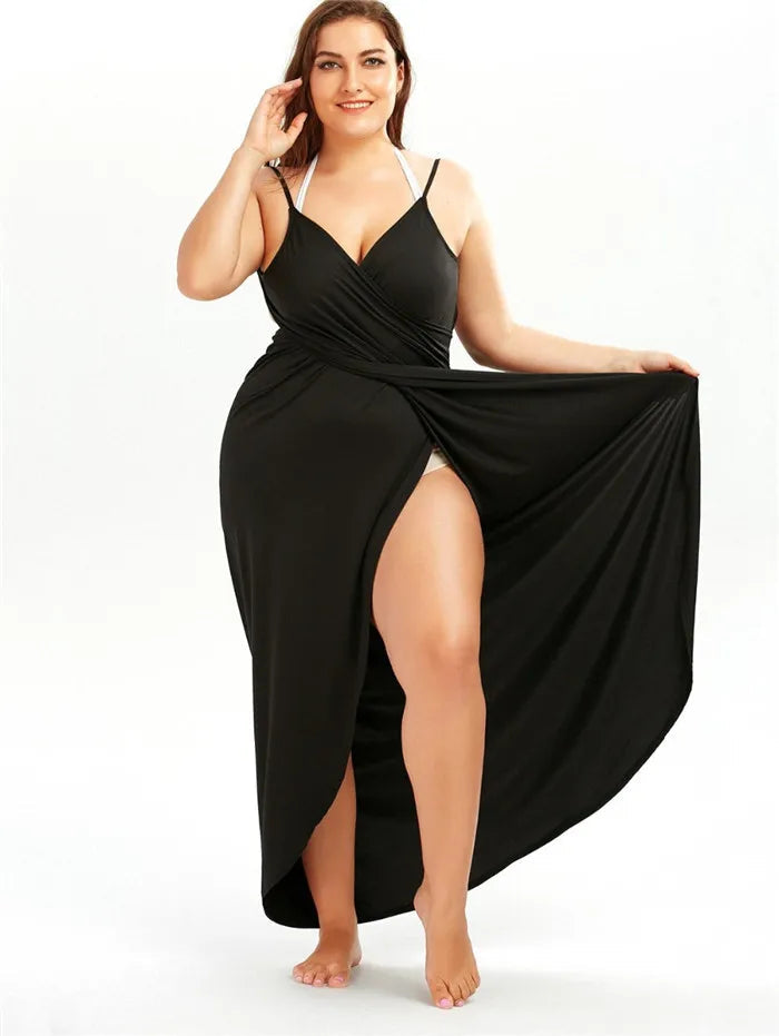 Robe femme sangle jupe de plage voile couvert chaîne Paleo dos nu croisé maillot de bain femme 2K débardeur femmes vêtements MAEJORKEN