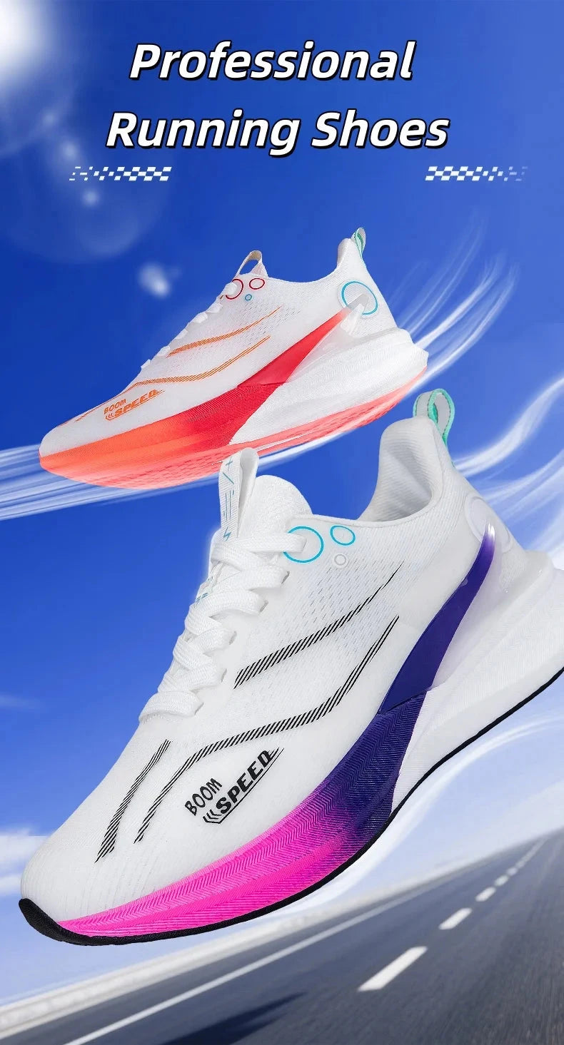 2025 hommes et femmes professionnel carbone conseil Marathon chaussures de course Absorption des chocs Ultra-léger Stable Support chaussures de sport MAEJORKEN