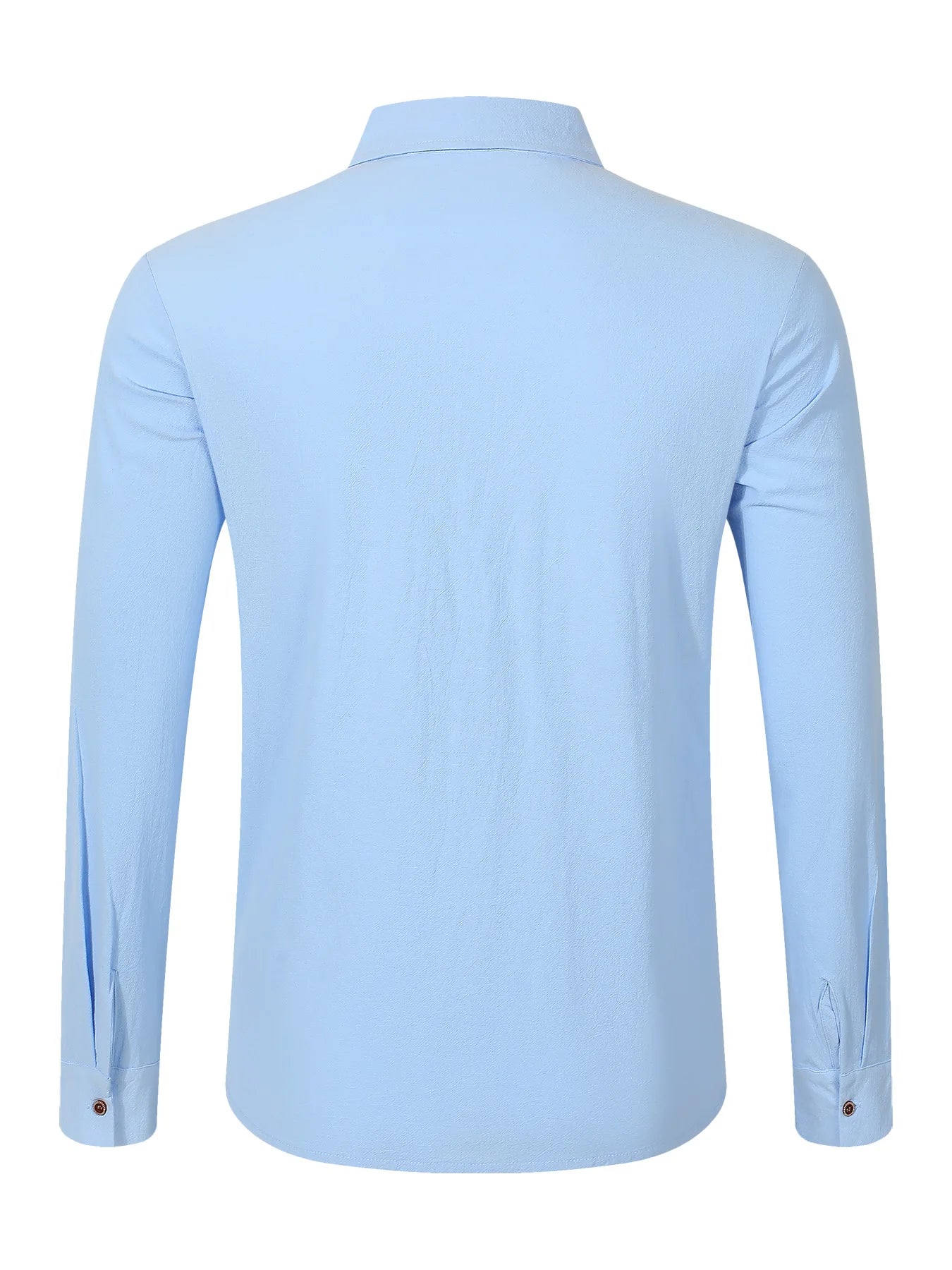 Chemise à manches longues en coton et chanvre pour hommes, ample et décontractée, avec col de poche, nouvelle collection automne 2025 MAEJORKEN