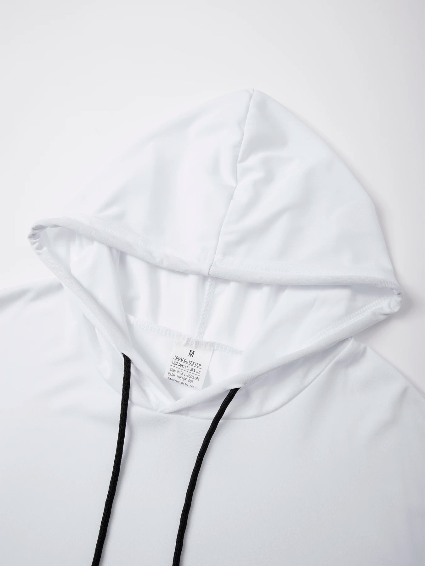 Sweat-shirt à capuche pour hommes, décontracté, manches courtes, ample, couleur unie, léger, Fitness, dessus respirants, été MAEJORKEN