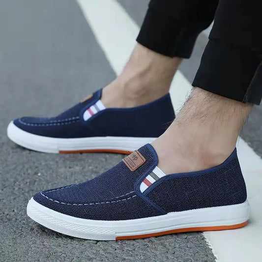 Chaussures décontractées sans lacet toile mocassins du 39 au 44
