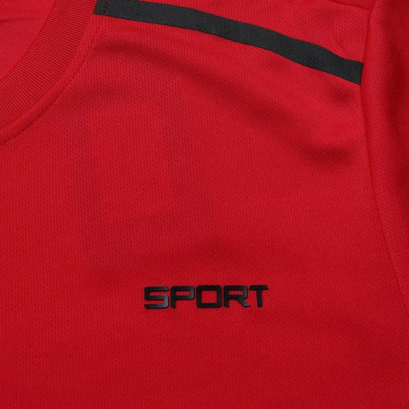CHRLCK – ensemble de course à séchage rapide pour hommes, T-Shirt respirant pour randonnée, pêche, court, doux, élasticité, combinaisons de Fitness, Sports de plein air MAEJORKEN