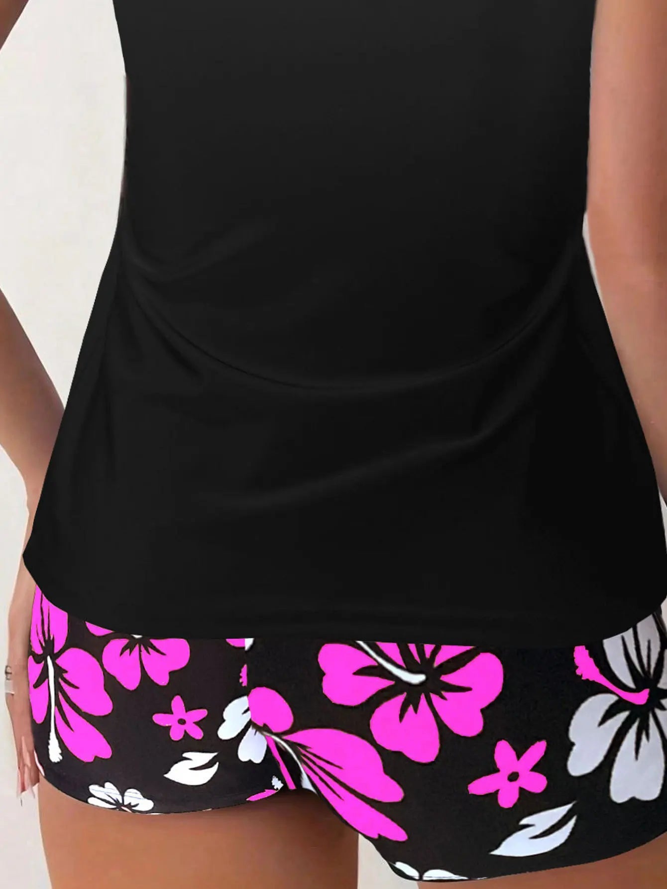 Maillot de bain en Polyester pour femmes, imprimé conservateur, séchage rapide, bas de Bikini, taille haute, motif Floral, Triangle, culotte transfrontalière, nouvelle collection 2025 MAEJORKEN