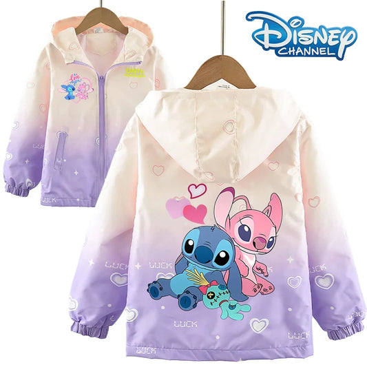 Stitch Disney enfants vestes pour filles mignon imprimé l
