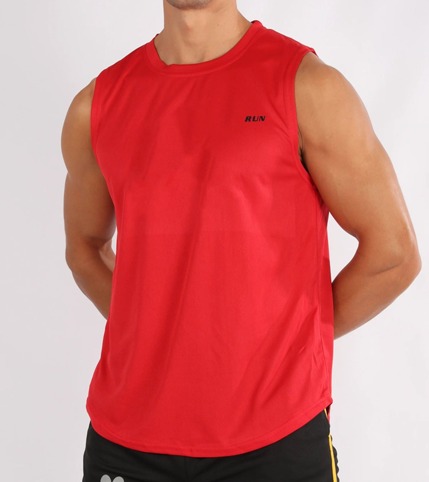 Gilets de Fitness d'été pour hommes, vêtements d'entraînement physique, Fitness de vitesse, chemises amples sans manches, gilets de basket-ball à la mode pour hommes MAEJORKEN